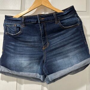 Ariya Dark Blue Jean Shorts